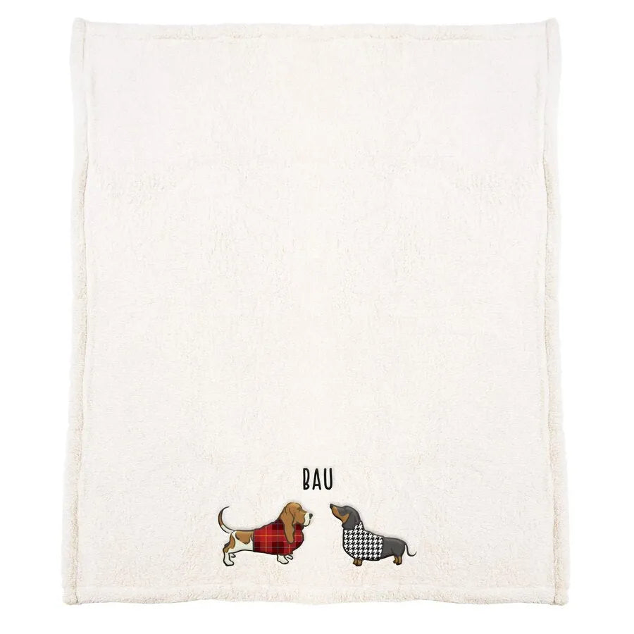 Coperta morbidotto in micropile Daunex bau colore naturale - Home Loves