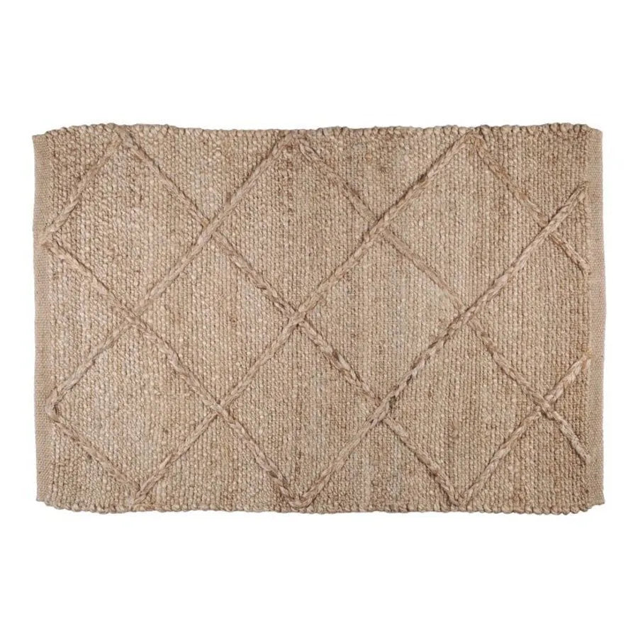Tappeto alabama misura 60 x 90 cm colore marrone - Home Loves