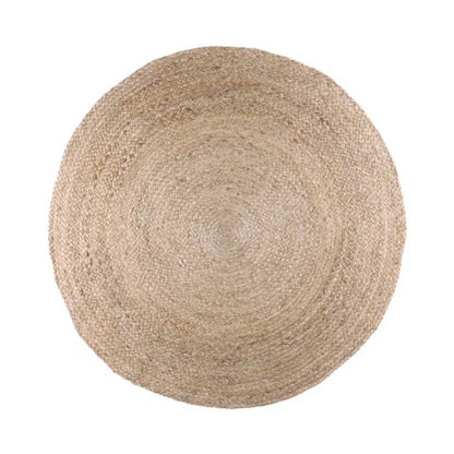 Tappeto in juta diametro 90 cm jangal colore naturale - Home Loves
