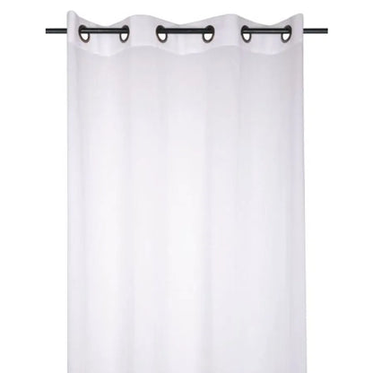 Tenda leggera aube colore bianco, 140×260 anelli fissi - Home Loves