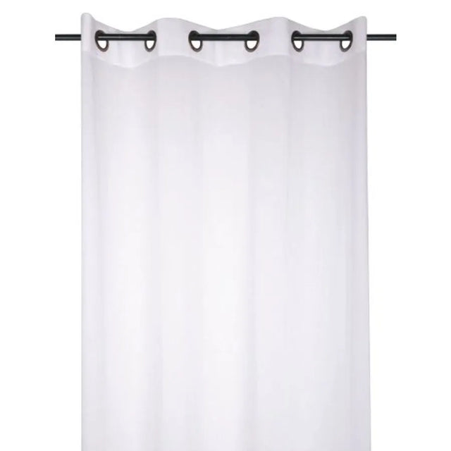 Tenda leggera aube colore bianco, 140×260 anelli fissi - Home Loves