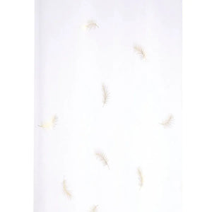 Tenda bohemian leggera colore bianco, 135×260 anelli fissi - Home Loves