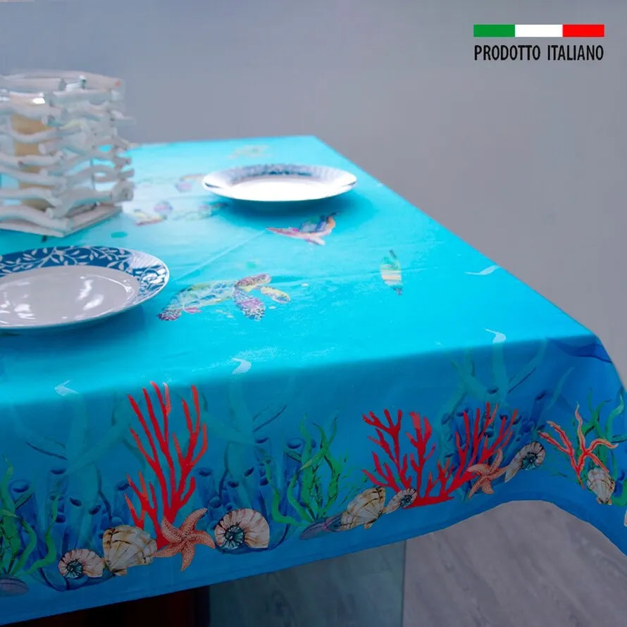 Tovaglia sorrento Daunex colore bianco stampa digitale - Home Loves