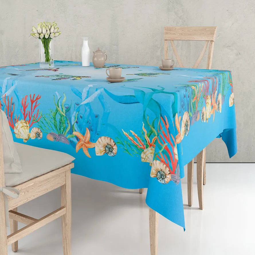 Tovaglia sorrento Daunex colore bianco stampa digitale - Home Loves
