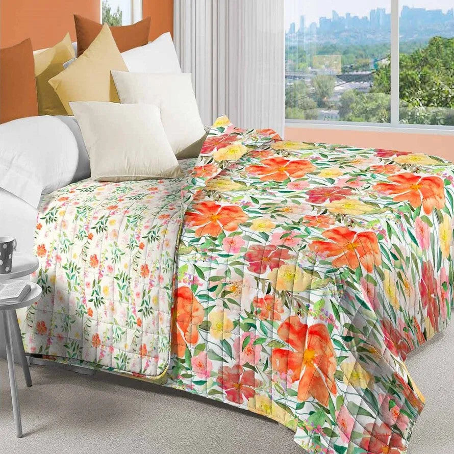 Trapuntino double-face jarden Daunex stampa digitale multicolore - Home Loves